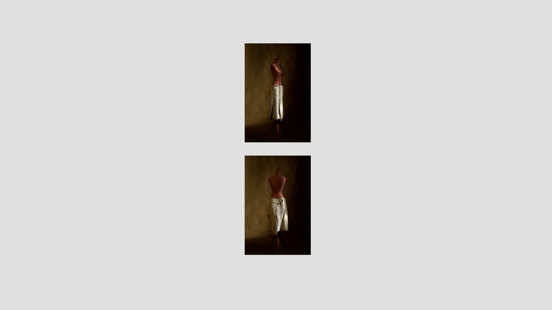 Lucia Gatti Fashion Designer Gonna Canapa dettagli